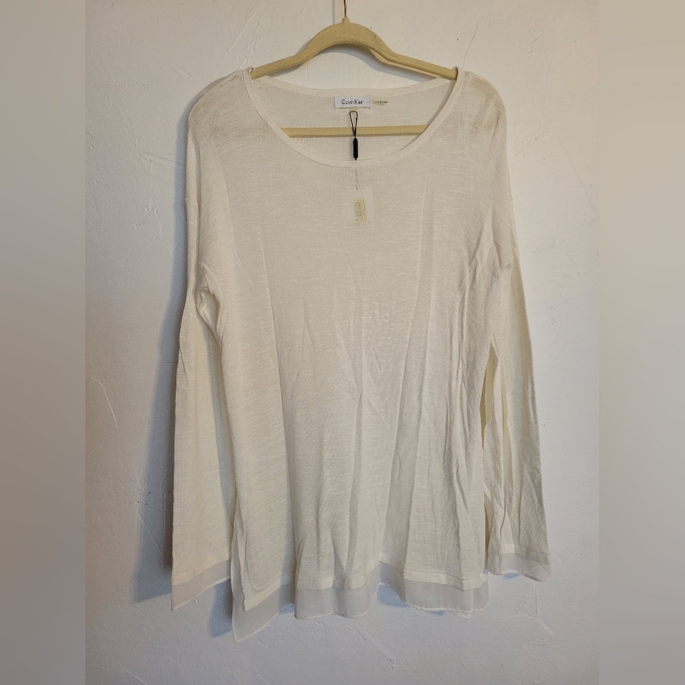 Calvin Klein Lightweight Long Sleeve Top